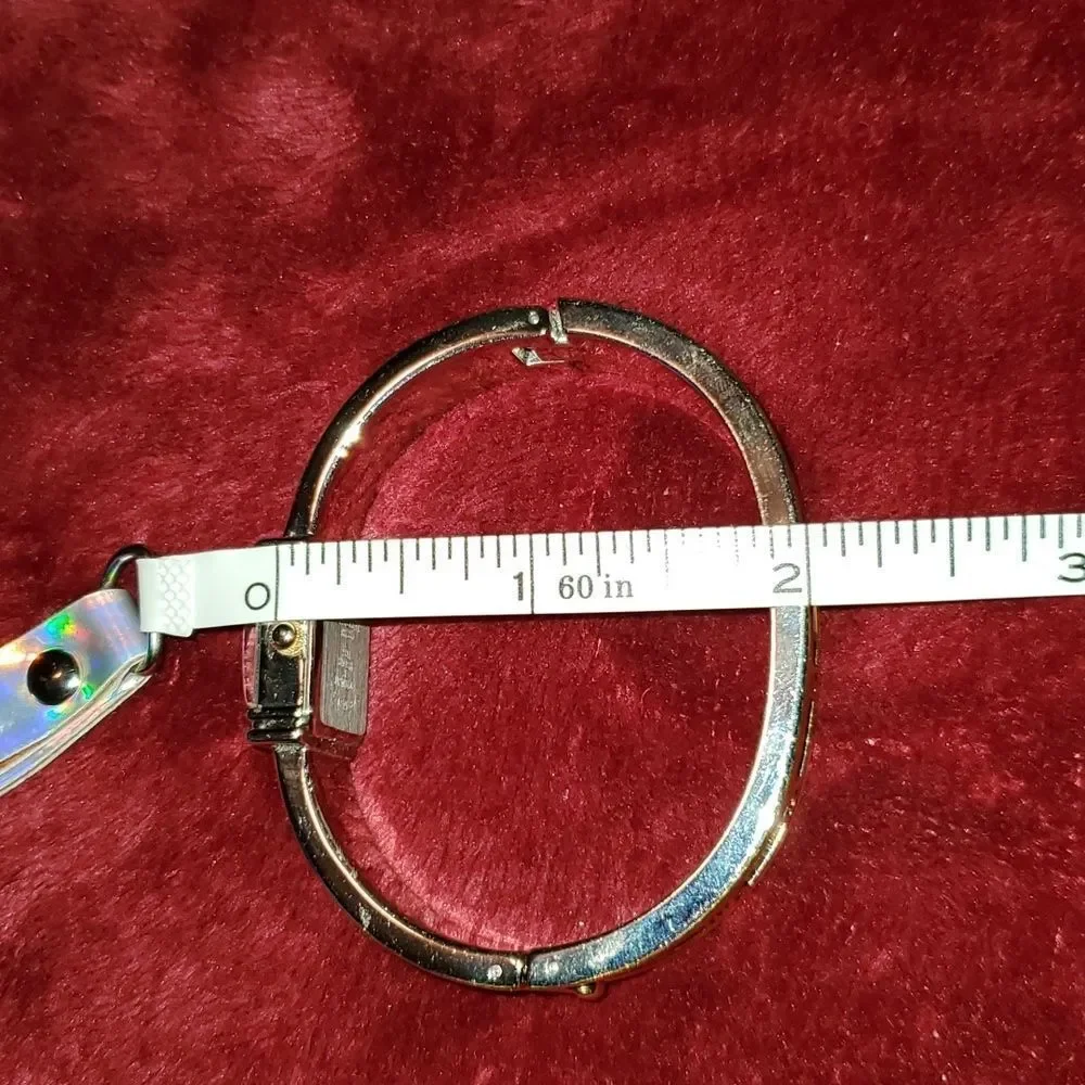Gruen GR7855 Bangle Clamp Bracelet Watch Atlas Roman Numerals Band Looks Tiffany
